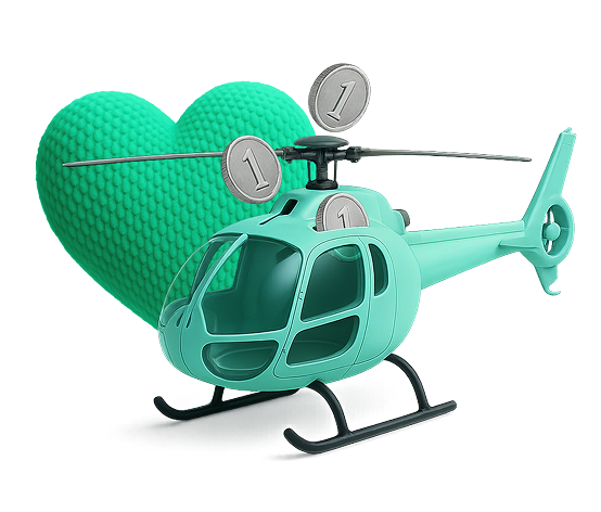 Помочь отряду Вертолет